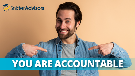 You Alone Are Accountable for Your Financial Situation